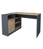 Corner computer desk Optima Oak Golden/Anthracite order